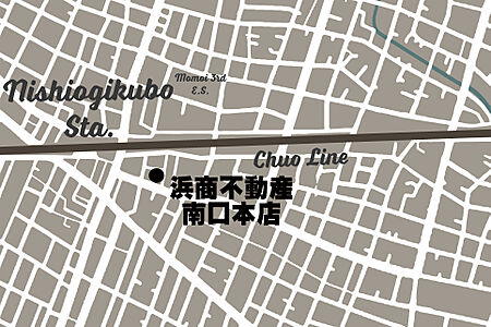 株式会社浜商不動産の周辺地図