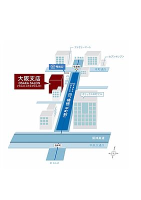 伊藤忠ハウジング株式会社 大阪支店の周辺地図