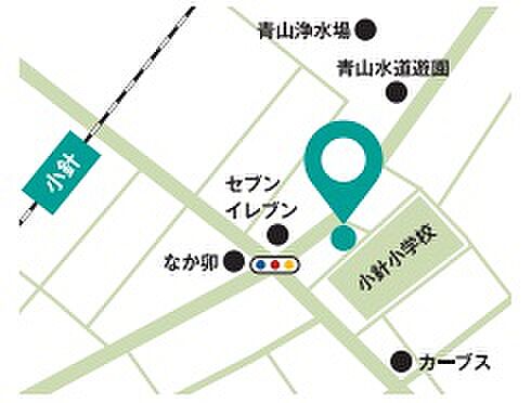 つぎて不動産（株式会社crutch）の周辺地図