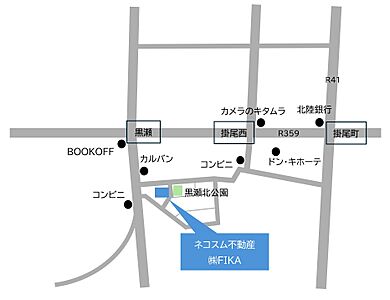 株式会社FIKAの周辺地図