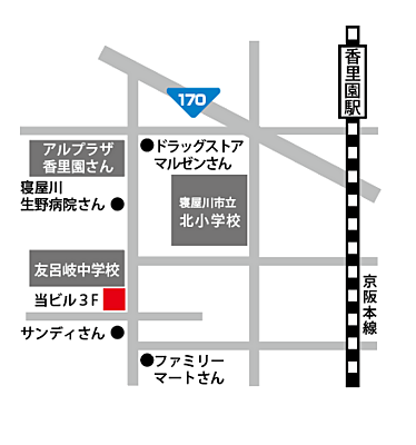 株式会社ハウスプラン不動産販売の周辺地図