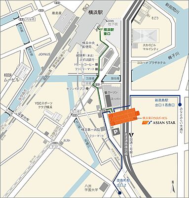 株式会社ASIANSTAR 不動産事業部の周辺地図