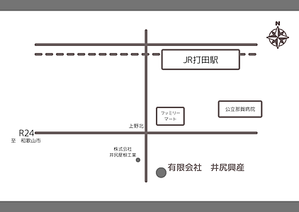 有限会社井尻興産の周辺地図