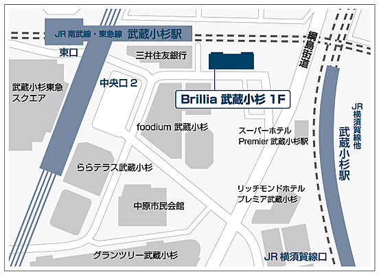 東京建物不動産販売株式会社 武蔵小杉支店の周辺地図