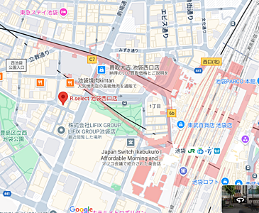 株式会社EXIA 池袋西口店の周辺地図