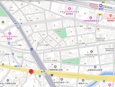 フルフェイス陣原店 有限会社米倉商店の周辺地図