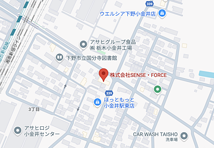 株式会社SENSE・FORCEの周辺地図