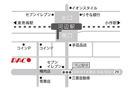 DAC不動産紹介 株式会社ディー・エー・シーの周辺地図