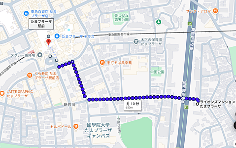 株式会社トリニティの周辺地図