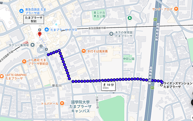 株式会社トリニティの周辺地図