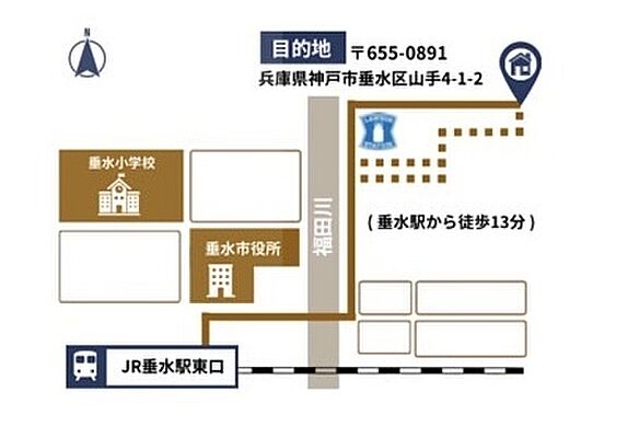 MIRAIHOME株式会社の周辺地図