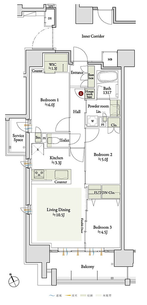 デュオヒルズ千種 間取り 【第3期2次】A