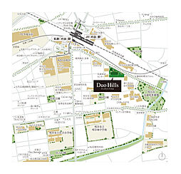 デュオヒルズ刈谷 現地案内図