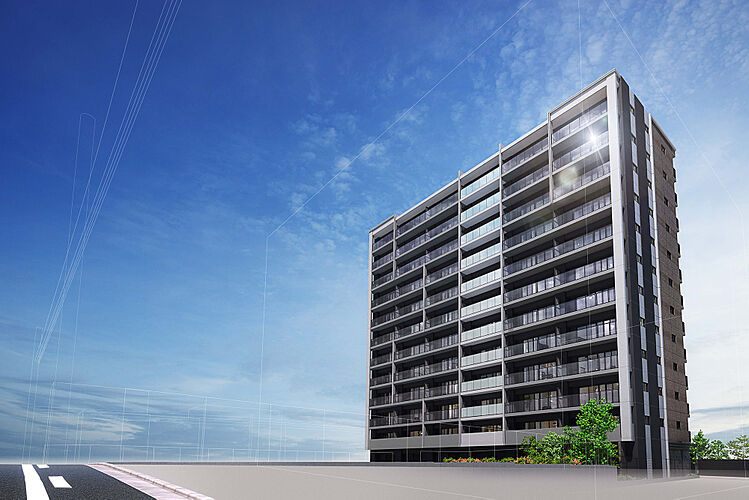 デュオヒルズ麓山ザ・レジデンス 外観完成予想CG