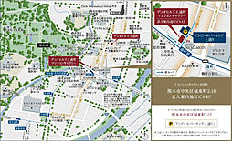 デュオヒルズ上通町 モデルルーム案内図