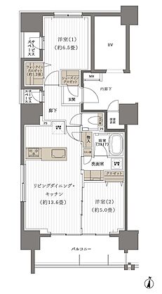 デュオヒルズ高取 間取り 【第2期1次以降】A