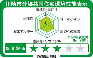 ブランシエラ川崎大島 川崎市分譲共同住宅環境性能表示