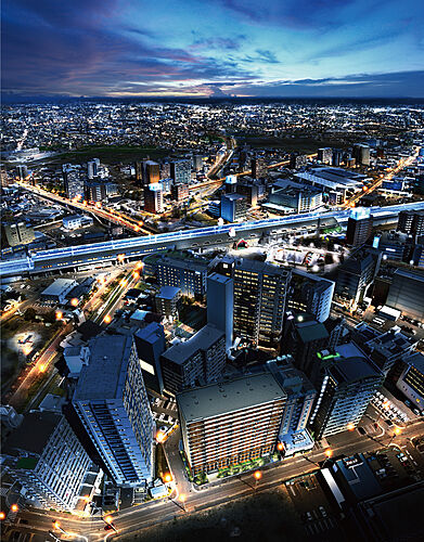 レーベン三河安城REPRENT 外観完成予想CG