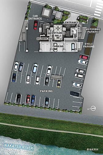 レーベン盛岡紺屋町 共用部