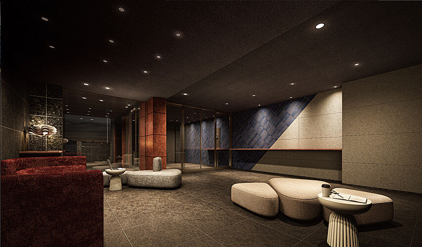 レーベン東川口 ZEFEEL エントランスホール完成予想CG