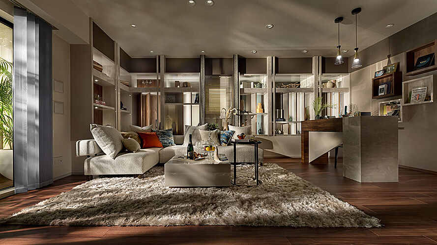 レーベン御宝町アルビオ・タワー リビング・ダイニング