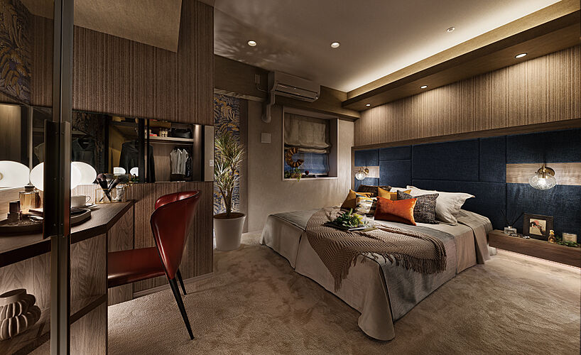 MATSUE THE TOWER マスターベッドルーム