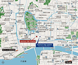 MATSUE THE TOWER 現地案内図