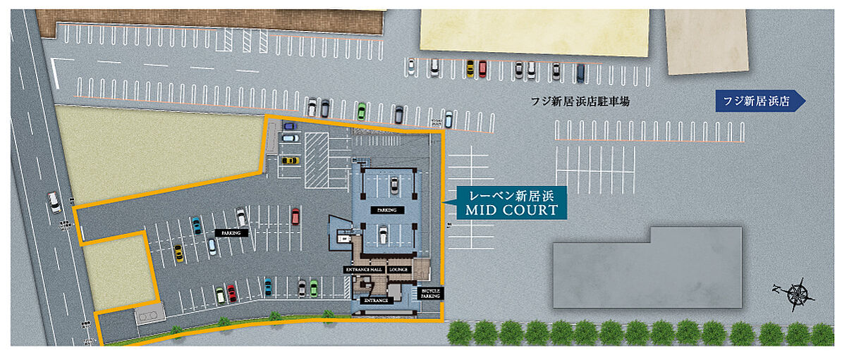 レーベン新居浜 MID COURT 共用部
