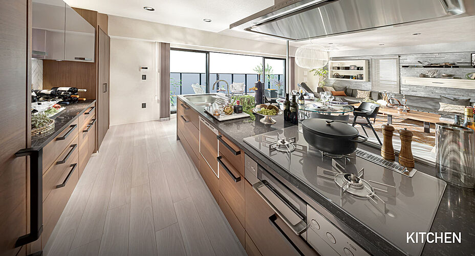 レーベン松山市駅ALBIO TOWER キッチン