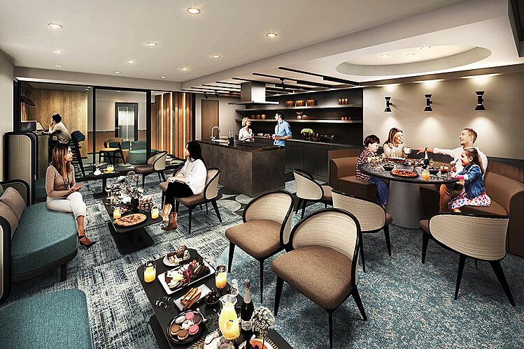 レーベン大分桜坂 GARDEN FORT パーティルーム完成予想CG