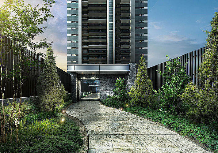 レーベン浄心 アプローチ完成予想CG