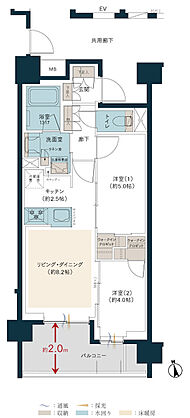 レーベン光が丘 GLOW GARDEN 間取り D