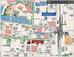 ウィザースレジデンス秋田ザ・タワー モデルルーム案内図