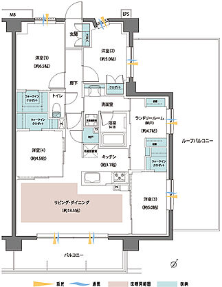 レーベン志木柳瀬川 GREEN FORMULA 間取り Jr