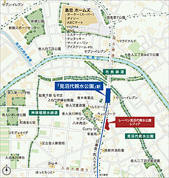 レーベン見沼代親水公園レフィア 現地案内図