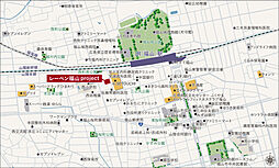 レーベン福山project 現地案内図
