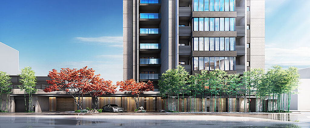 クリオ代官町ザ・クラシック エントランス完成予想図（車寄せ）