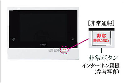 カラーモニター付インターホン親機