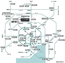 クリオ北浦和ガーデンコート アクセス図