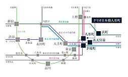 クリオ日本橋人形町 アクセス図