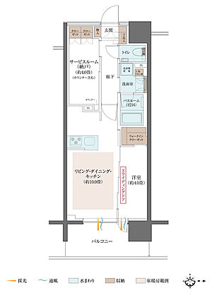 クリオ川崎南幸町グレイスコート 間取り 【第1期2次】D