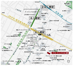 クリオ ラベルヴィ本八幡 現地案内図