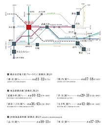 クリオ レジダンス新横浜 アクセス図