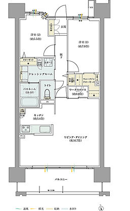 サーパス藤塚テラス 間取り B【menu2】