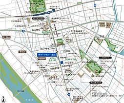 ザ・マークスコート福山 現地案内図