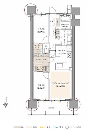 ザ・サーパス前橋駅前 間取り C【MENU PLAN】