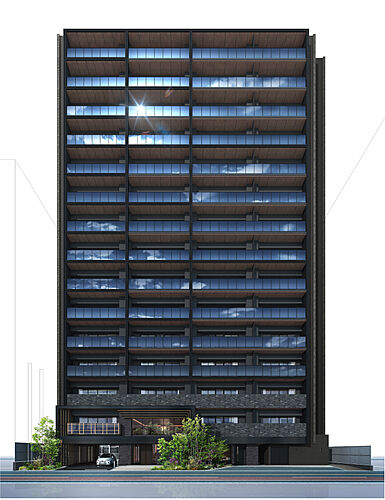 サーパス新水前寺駅前 外観完成予想図