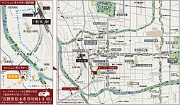 ザ・レジデンス松本深志 モデルルーム案内図