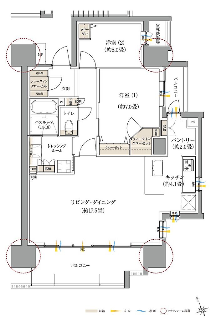 サーパス熊谷銀座レジデンス 間取り D【MENU PLAN】