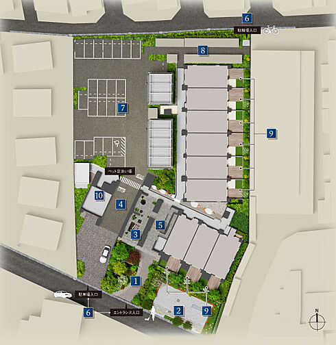 ヴェレーナ武蔵新城 共用部